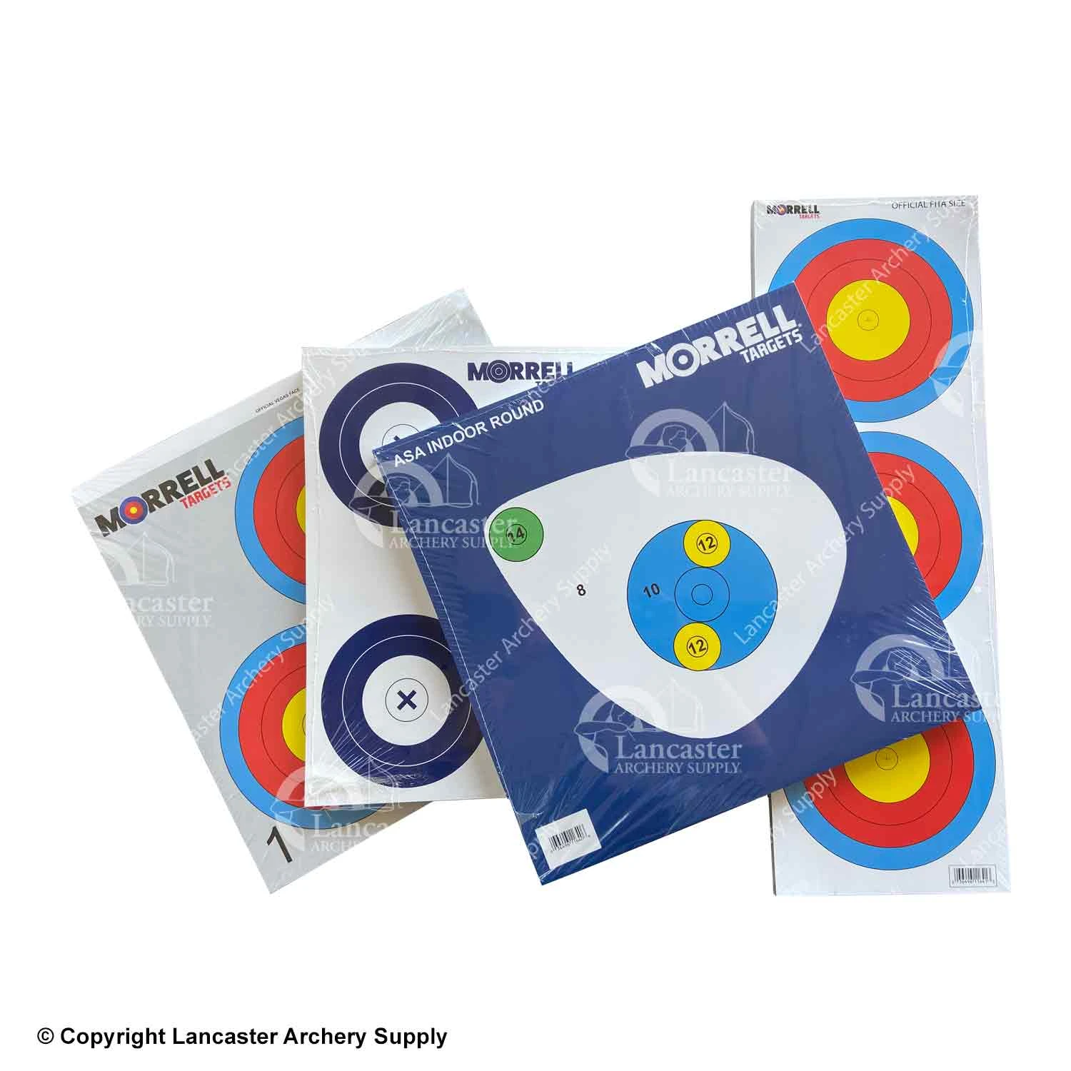 Morrell Archers 4 Pack Paper Target Faces (100 Pack Of Each) 1 Morrell Archers 4 Pack Paper Target Faces (100 Pack Of Each)