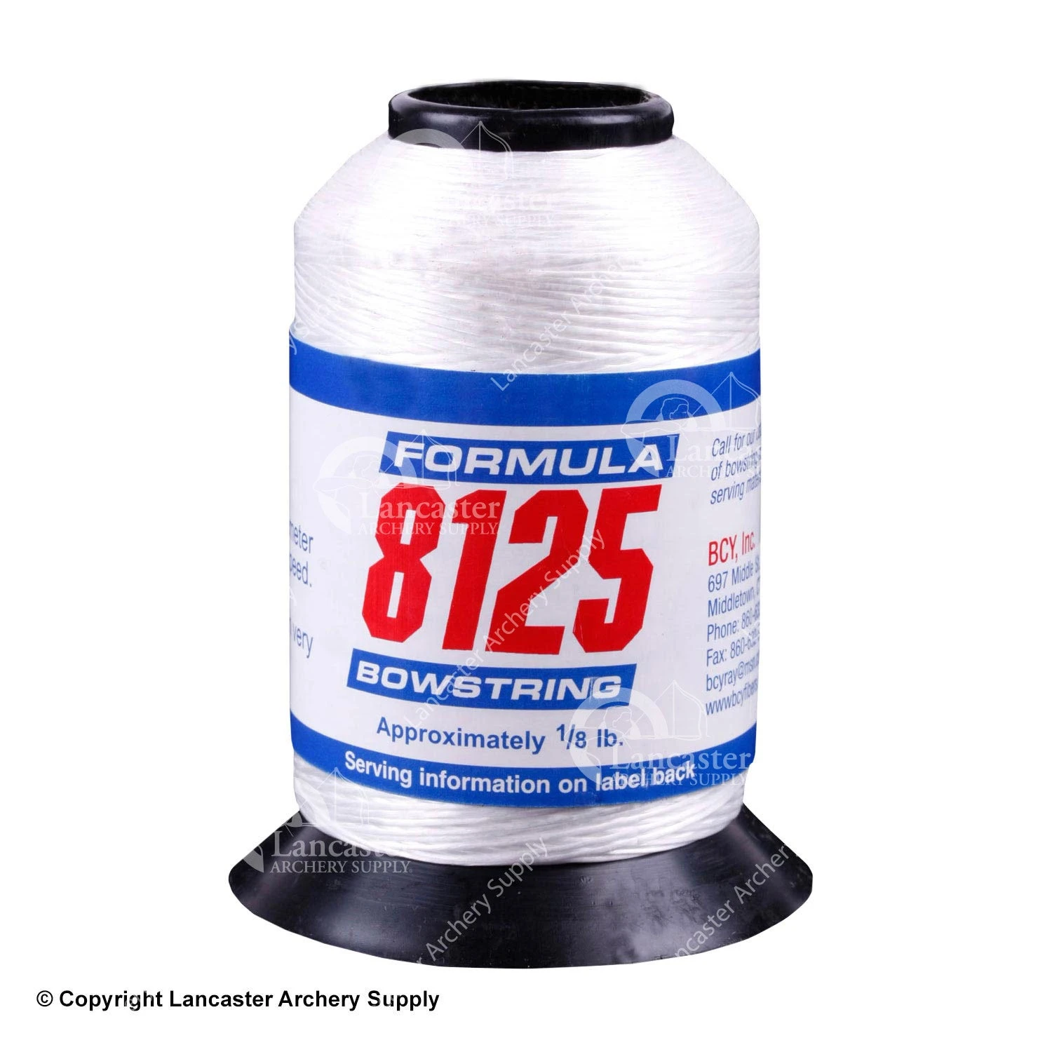 BCY 8125 String Material 1/8# (Black Or White) 1 BCY 8125 String Material 1/8# (Black Or White)