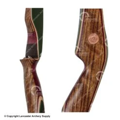 Bear Kodiak Traditional Recurve Bow (Shedua/Purple Heart/Green Glass) -Shooting Store 1360310 riser