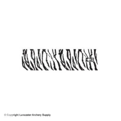 Bohning Tiger Arrow Wraps 4" (Carbon) -Shooting Store 1480048 2021 wht blk