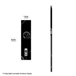 Bohning Solid Color Wrap 4" (Small 17/64) -Shooting Store 1480296 black