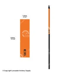 Bohning Solid Color Wrap 4" (Small 17/64) -Shooting Store 1480296 orange