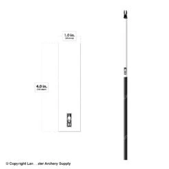 Bohning Solid Color Wrap 4" (Small 17/64) -Shooting Store 1480296 white