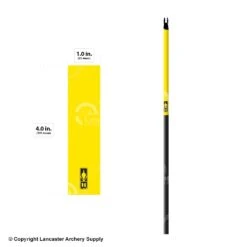 Bohning Solid Color Wrap 4" (Small 17/64) -Shooting Store 1480296 yellow