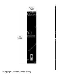 Bohning Solid Color Arrow Wraps 5.5" (Small 17/64) -Shooting Store 1480297 black