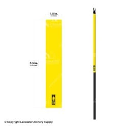 Bohning Solid Color Arrow Wraps 5.5" (Small 17/64) -Shooting Store 1480297 yellow
