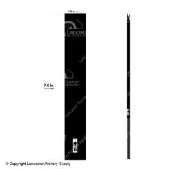 Bohning Solid Color Arrow Wraps 7" (Small 17/64) -Shooting Store 1480298 black