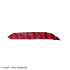 Ozark 4.5" Target Maxx Barred Color Feather -Shooting Store 1610010 red