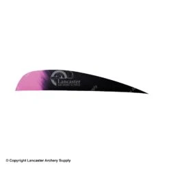 Ozark Eagle Tips 4" Parabolic Feather -Shooting Store 1610023 black pink