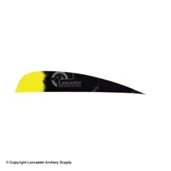 Ozark Eagle Tips 4" Parabolic Feather -Shooting Store 1610023 black yellow