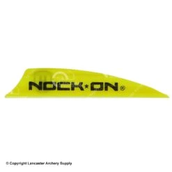 AAE Plastifletch Max PM 2.0 Vanes W/ Nock On Logo -Shooting Store 1790144 front yellow