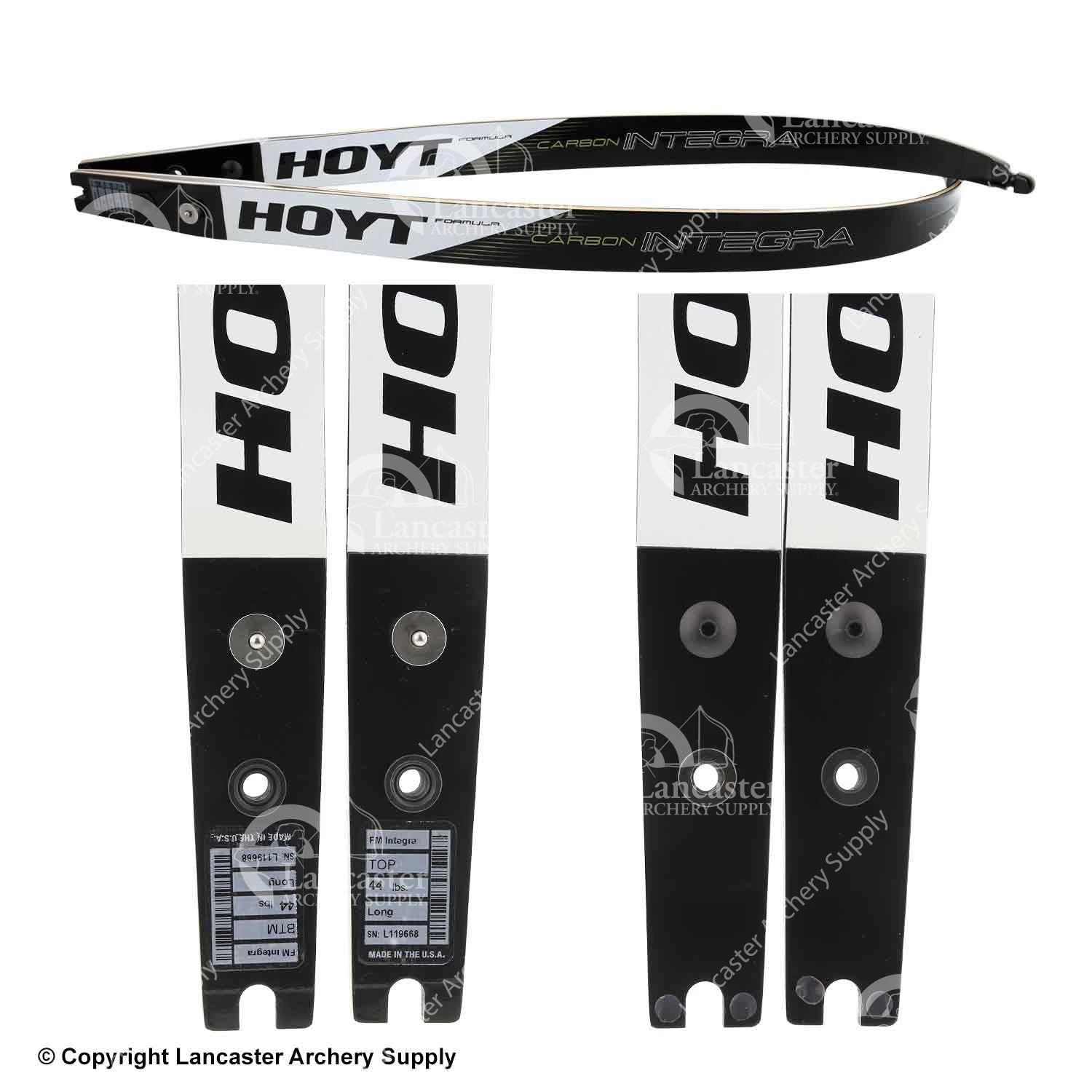 Hoyt Carbon Integra Formula Target Recurve Limb (Open Box X1030160) 2 Hoyt Carbon Integra Formula Target Recurve Limb (Open Box X1030160) - Image 2