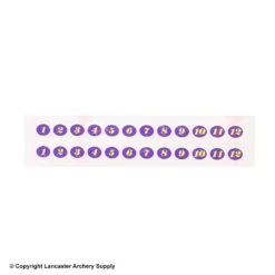 Gunstar Tail Numbers -Shooting Store 2010017 purple yellow