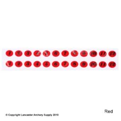 Gunstar Tail Numbers -Shooting Store 2010017 red