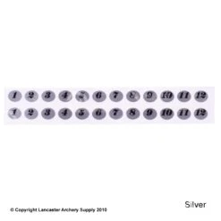 Gunstar Tail Numbers -Shooting Store 2010017 silver