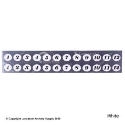 Gunstar Tail Numbers -Shooting Store 2010017 white