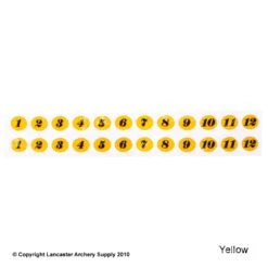 Gunstar Tail Numbers -Shooting Store 2010017 yellow