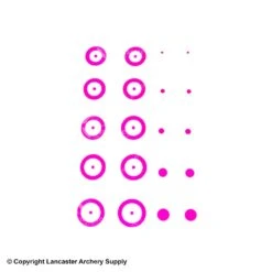 Gunstar Chubby Target Rub-On Aiming Reticles -Shooting Store 2010029 pink