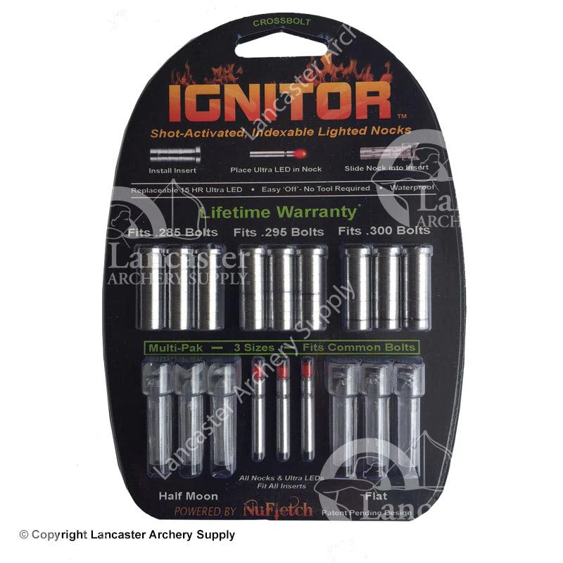 NuFletch Ignitor Lighted Nocks For Crossbows 2 NuFletch Ignitor Lighted Nocks For Crossbows - Image 2