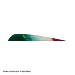 Gateway 4" Parabolic Patriot Feather -Shooting Store 2270048 green white red