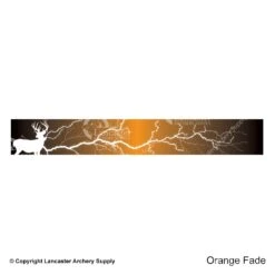 LVE Lightning Whitetail Fade Arrow Wraps (7") -Shooting Store 3000141 orange