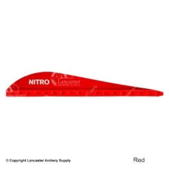 Pine Ridge Nitro 2.2" Low Profile Vanes -Shooting Store 3450049 red