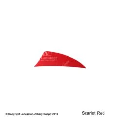 Trueflight 2" Shield Back RW HP Feather -Shooting Store 5200009 scarletred