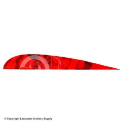 Trueflight Camo 4" RW Round Back Feather 18 Trueflight Camo 4" RW Round Back Feather -Shooting Store 5200010 orange
