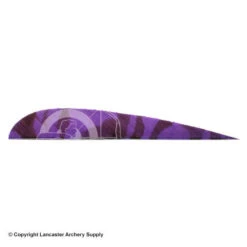 Trueflight Camo 4" RW Round Back Feather 23 Trueflight Camo 4" RW Round Back Feather -Shooting Store 5200010 purple