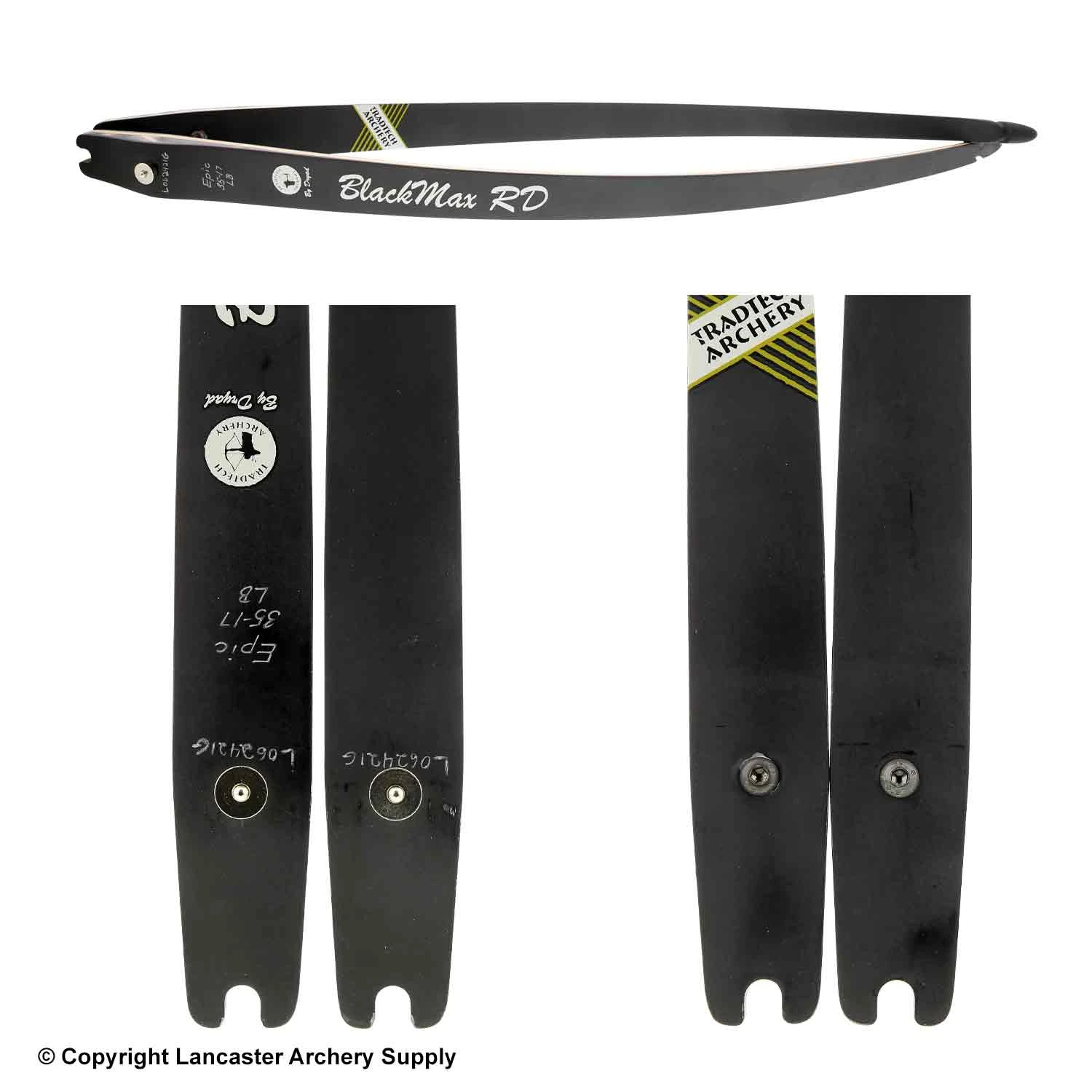 TradTech RD Carbon/Wood Longbow Limbs (Open Box X1030476) 2 TradTech RD Carbon/Wood Longbow Limbs (Open Box X1030476) - Image 2